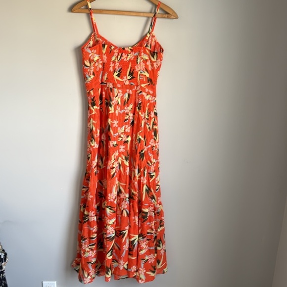 SOLID & STRIPED Tilda Dress Orange XS - Picture 7 of 15
